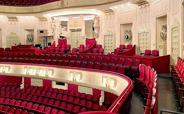 Im Besucherraum des Staatstheaters Cottbus, Foto: Melanie Wannek, Lizenz: Melanie Wannek