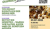 Flyer Bienentag, Foto: Storchenschmiede Linum, Lizenz: Storchenschmiede Linum