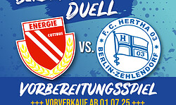 Fußball-Osten im Fokus – das Berlin-Brandenburg-Duell 2025! -  FC Energie Cottbus (3. Liga) VS F.C. Hertha 03 (4. Liga)