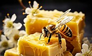 Käse mit Honig, Foto: pixabay, Lizenz: pixabay