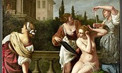 Artemisia Gentileschi: Bathseba im Bade, Foto: Wolfgang Pfauder, Lizenz: SPSG