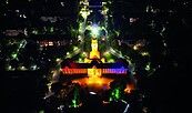 Openair Sommerkino von oben ukrb, Foto: Maximilian Jäkel, Lizenz: ukrb