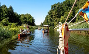 Unterwegs mit Tretbooten auf dem Finowkanal, Foto: Eblofari