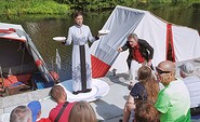 Kleinkunst von Tretbooten als Bühne und Kulisse, Foto: Klaus Gollin