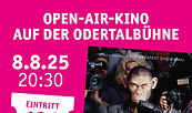 Plakat - Open-Air-Kino Better Man, Foto: FilmforUM Schwedt