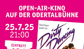 Plakat - Open-Air-Kino Dirty Dancing, Foto: FilmforUM Schwedt