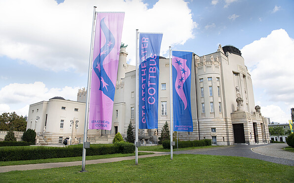 Das Große Haus am Schillerplatz, Foto: Marlies Kross, Lizenz: Brandenburgische Kulturstiftung Cottbus-Frankfurt (Oder)