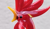 Roter Hahn aus Glas, Foto: REGiO-Nord mbH, Lizenz: REGiO-Nord mbH