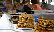Waffeln Bibliotheksfest, Foto: Haberland, Lizenz: Haberland