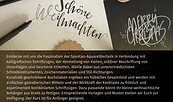 Weihnachtliche Kalligrafie, Foto: Marie Leßnig, Lizenz: Marie Leßnig