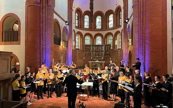 Oratorienkonzert Klosterkirche Lehnin, Foto: G.Albach, Lizenz: Lehniner Sommermusiken