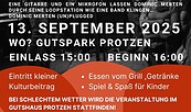 Flyer Sommerkonzert, Foto: Ortsbeirat Protzen, Lizenz: Ortsbeirat Protzen