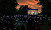 Open Air Kino, Foto: Nico Albrecht, Lizenz: TKO gGmbH