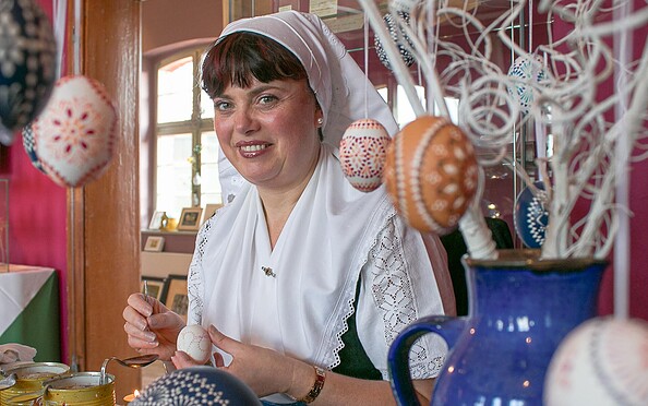 Lübbenauer Ostereiermesse, Foto: Linke, Lizenz: Museum OSL