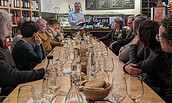 Verkostung Weinland Brandenburg, Foto: Dascha Kuhn, Lizenz: WeinSalon Glashütte