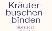 Sommerzeit ist Kräuterzeit: Kräuterbuschenbinden in Alt Daber