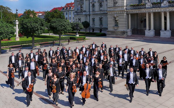 Philharmonisches Orchester, Foto: Dinamikus Györ, Lizenz: Dinamikus Györ