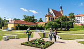 Barocker Klostergarten, Foto: Florian Läufer, Lizenz: Stiftung Stift Neuzelle