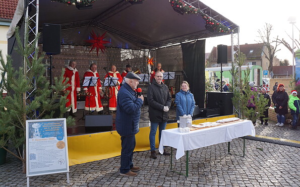Stollenanschnitt, Foto: Stadt Großäschen
