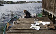 Ich auf dem Steg, Foto: Silke Kirschning, Lizenz: Silke Kirschning