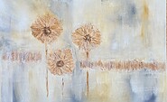 Acrylfarbe, Servietten auf Leinwand, Foto: Carmen Petzold, Lizenz: Landkreis Oberhavel