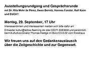 Veranstaltungsankündigung 29.09.25, Foto: Landkreis Teltow-Fläming