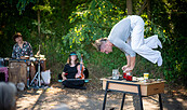 Julian Bellini „Wind, Sand & Sterne“ (Eine Zirkusshow), Foto: Steffen Groß