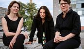 Peggy Mädler, Annett Gröschner, Wenke Seemann, Foto: Andreas Rost