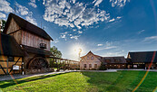 Krabatmühle Außenansicht, Foto: Daniel Reiche, Lizenz: Kulturzentrum KRABAT-Mühle Schwarzkollm gGmbH