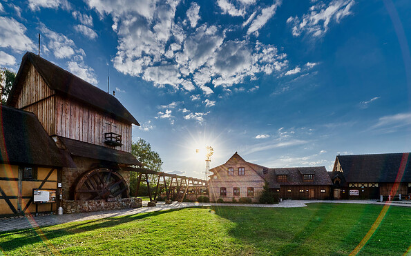 Krabatmühle Außenansicht, Foto: Daniel Reiche, Lizenz: Kulturzentrum KRABAT-Mühle Schwarzkollm gGmbH