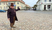 Stadtführer Carsten Dräger, Foto: Elisabeth Kluge, Lizenz: Tourist-Information Zehdenick