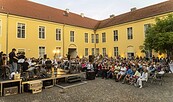 Konzert im Akademiehof Rheinsberg, Foto: Uwe Hauth, Lizenz: Uwe Hauth