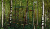 Christian Thoelke, Gerüst, 2019. Sammlung Hasso Plattner, Foto: Xuan Nguyen Huy