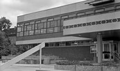 Eingang mit Rosette, die dem Minsker Stadttor nachempfunden ist, 1980 © Foto: Heinz Gerard, Courtesy Potsdam Museum – Forum für Kunst und Geschichte