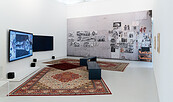 Ausstellungsansicht, William Kentridge. Self-Portrait as a Coffee-Pot, BLMK Cottbus, 2025, Foto: Bernd Schönberger, Lizenz: BLMK