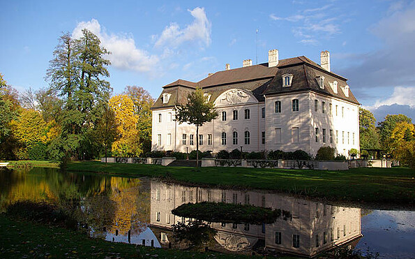 Branitzer Park (Blick auf das Schloss), Foto: Marlies Kross, Theaterfotografin Staatstheater Cottbus, Lizenz: Brandenburgische Kulturstiftung Cottbus-Frankfurt (Oder)