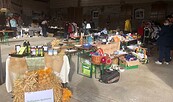 Flohmarkt in Düpow von 2024, Foto: Förderverein der Freiwilligen Feuerwehr Düpow e. V.