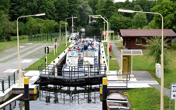 Schleuse Wendisch Rietz , Foto: Tourismusverein Scharmützelsee, Lizenz: Tourismusverein Scharmützelsee
