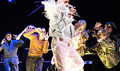 Szene aus DER GROSSE GATSBY, Foto: Marlies Kross, Lizenz: Brandenburgische Kulturstiftung Cottbus-Frankfurt (Oder)