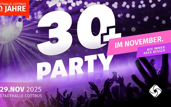 30+ Party in der Stadthalle Cottbus, Foto: CMT Cottbus, Lizenz: CMT Cottbus
