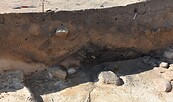 Befund im Profil, Ausgrabung bei Schmerzke / Brandenburg an der Havel, Foto: Fatima Wollgast, Lizenz: BLDAM