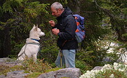 Wandern mit Huskies, Foto: Sabine Kühn, Lizenz: Sabine Kühn