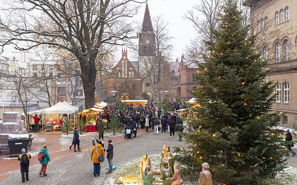 Adventsmarkt auf dem Campus des Oberlinhaus, Foto: André Stiebitz, Lizenz: Potsdam Marketing und Service GmbH