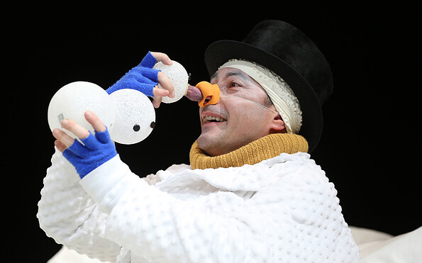 Jeda, der Schneemann, Foto: Theater des Lachens, Lizenz: Theater des Lachens