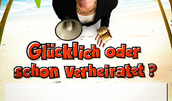 Glücklich oder schon verheiratet? -  Ein Lachwerk über Lebenssinn und Doppelkinn.