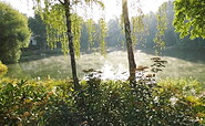 Blick auf den herbstlichen Karpfenteich, Foto: Ute Bernhardt, Lizenz: Ute Bernhardt