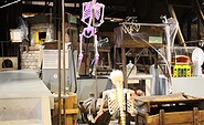 Halloween-Stimmung in der Ofenhalle, Foto: Museumsverein Glashütte e.V.