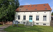 Kranichhof Mescherin Hausfront, Foto: Rolf-Dieter Grass, Lizenz: Kranichhof Mescherin