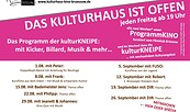 kulturKNEIPE Brüssow, Foto: KuKi Brüssow, Lizenz: KuKi Brüssow