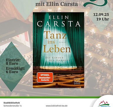 Lesung mit Gudrun Bernhagen mit Livemusik